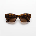 IRIS Leopard butterfly acetate sunglasses front view - Frame Studio