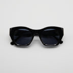 IRIS Midnight butterfly acetate sunglasses front view - Frame Studio