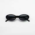 VERA Midnight slim acetate sunglasses front view - Frame Studio