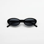 VERA Midnight slim acetate sunglasses front view - Frame Studio