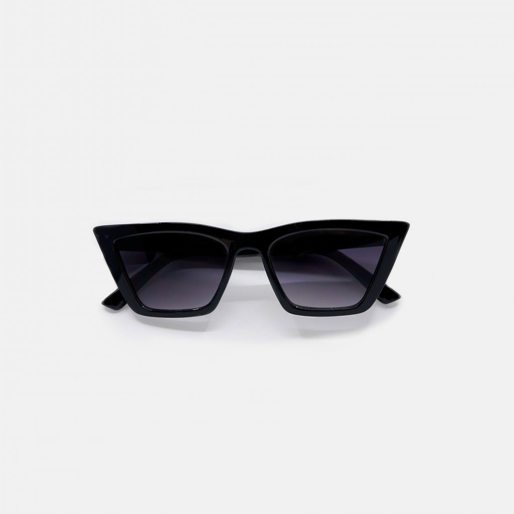 DIVA Violet rectangle acetate sunglasses front view - Frame Studio