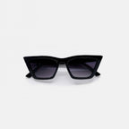 DIVA Violet rectangle acetate sunglasses front view - Frame Studio