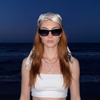 DIVA Violet acetate sunglasses folded