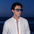 DUNE Ocean sunglasses UV400 lens detail