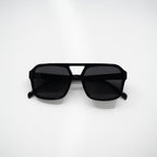 DUNE Midnight aviator acetate sunglasses front view - Frame Studio