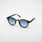 HALO Leopard round acetate sunglasses side angle