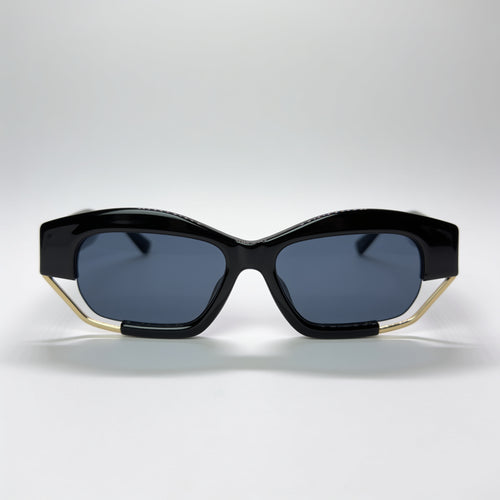 ATLAS Darkness square acetate sunglasses front view - Frame Studio