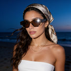 ATLAS Leopard sunglasses hinge detail