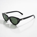 LUNA Midnight cat-eye sunglasses side angle