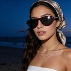 NOVA Desert sunglasses UV400 lens detail