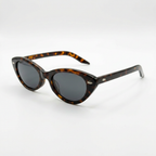LUNA Leopard cat-eye sunglasses side angle