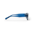 RIDGE Cobalt acetate sunglasses folded top view