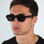RIDGE Onyx sunglasses hinge detail