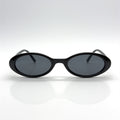 VERA Midnight oval acetate sunglasses front view - Frame Studio